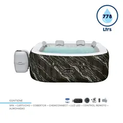 BESTWAY - Spa Inflable Hollywood 180x180x66 cm 778 Litros 6001F
