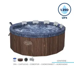 BESTWAY - Spa Inflable Toronto 190x70 cm 1,300 Litros 6001W