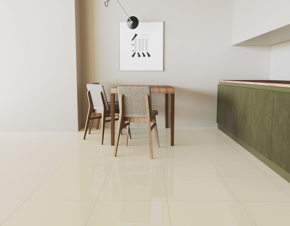 Porcelanato Soluble Liso Beige 60x60 1.44m2