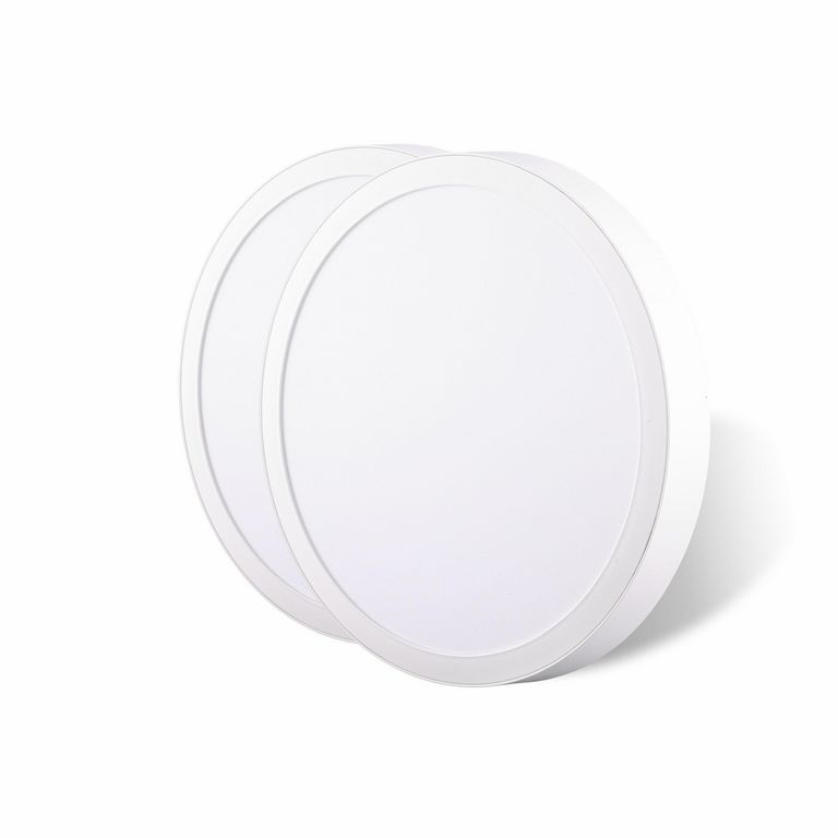 Set 2 Panel LED Sobre Circular 24W LF