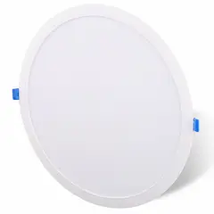 DAIRU - Panel LED Empotrable Circular 24W Luz Fría Blanco