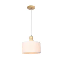 NON BRANDED - Lámpara Colgante Rome 1L E27 Blanco