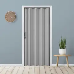 HOGGAN - Puerta Blacktie Lino Gris 200x70cm