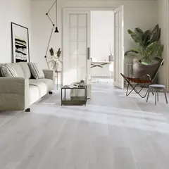 PAMESA - Porcelanato Maderado Timber Blanco de 23 x 120 1.38 m2
