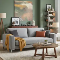 JUST HOME COLLECTION - Sofá 3 Cuerpos Stella Gris