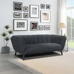 JUST HOME COLLECTION - Sofá 3 Cuerpos Murano Gris