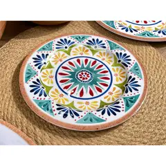 JUST HOME COLLECTION - Plato de Postre Lucca Multicolor 23cm