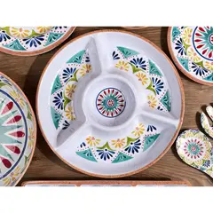 JUST HOME COLLECTION - Bandeja Lucca Dips Multicolor 34cm