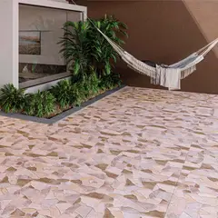 HOLZTEK - Cerámica Rústica Mykonos Café Mix 53 x 53 2.81 m2