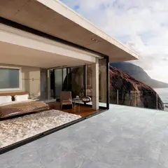 HOLZTEK - Cerámica Rústica Santorini Ivory Gris claro 60 x 60 2.88 m2