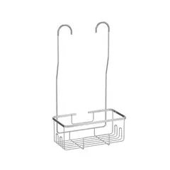 JUST HOME COLLECTION - Organizador de Ducha con Doble Gancho