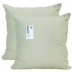 JUST HOME COLLECTION - Set 2 Cojines Solid 45x45cm Verde.