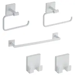 SENSI DACQUA - Set de Baño 5 Piezas Blanco