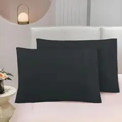 JUST HOME COLLECTION - SET2 FDAS ALMOHADA 180H NEGRO