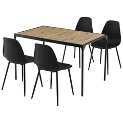 JUST HOME COLLECTION - Juego de Comedor 4 Sillas Aramissa