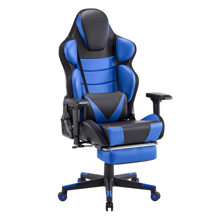 Silla Gamer Pro-Varkon Azul/Negro