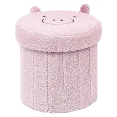 JUST HOME COLLECTION - Puff Chanchito Rosada 30cm