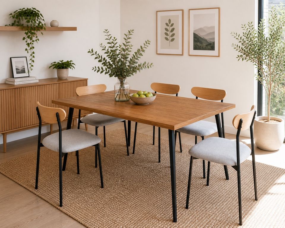 Juego de Comedor 1 Mesa 6 Sillas Kabul