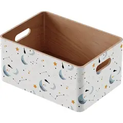 JUST HOME COLLECTION - Caja Organizadora Infantil Estrella/Luna