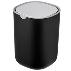 CASA BONITA - Basurero Portátil 1.5 Litros Negro