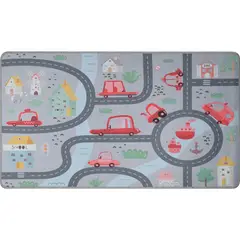 CASA BONITA - Alfombra Infantil Pista de Auto 80x140cm