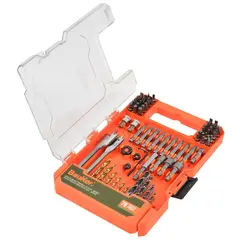 BAUKER - Kit 76 Piezas Brocas y Puntas Metal