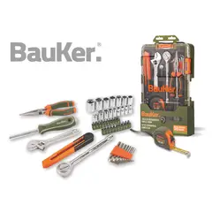 BAUKER - SET 50P HERRAMIENTAS HOGAR