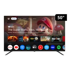 JVC - Televisor Smart TV 50" 4K QLED UHD Google TV LT-50KM758