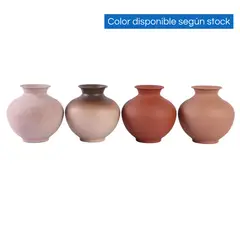 JUST HOME COLLECTION - Jarrón Metálico 23cm Antique - Color aleatorio