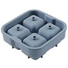 JUST HOME COLLECTION - Molde de 4 Hielos Cubo Silicona
