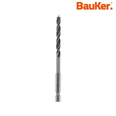 BAUKER - Broca para Madera Hexagonal 5mm