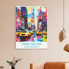 JUST HOME COLLECTION - Cuadro Times Square Color 60x80cm