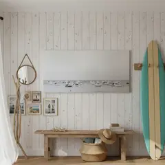 JUST HOME COLLECTION - Cuadro Canvas Beach Yates 120x61.