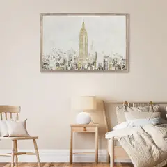 JUST HOME COLLECTION - Cuadro New York Empire Dorado 64x94cm