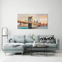 JUST HOME COLLECTION - Canvas Puente Ciudad 120x60cm
