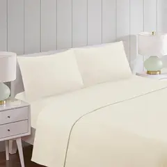 JUST HOME COLLECTION - Sábana Polar 1.5 Plazas Marfil