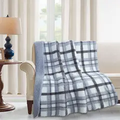 JUST HOME COLLECTION - Manta Sherpa Roll 125 x 150 Gris
