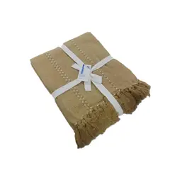 JUST HOME COLLECTION - Manta Terra Woven 130 x 160 Beige