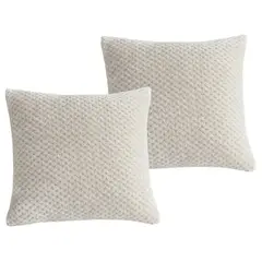 JUST HOME COLLECTION - Set 2 Cojines Jacq 40x40cm Beige