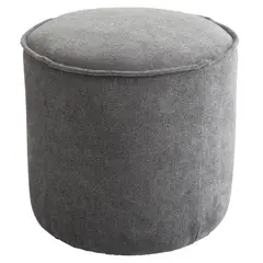 JUST HOME COLLECTION - Puff Redondo 40cm Gris