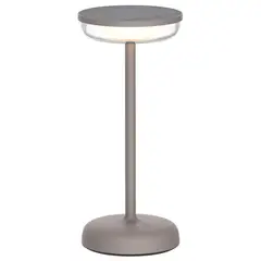 JUST HOME COLLECTION - Lámpara de Mesa LED color Taupe