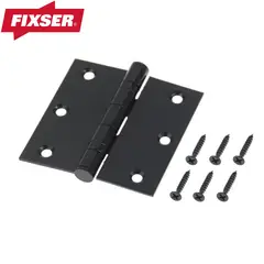 FIXSER - 1 Bisagra 3.5" Inox Negro