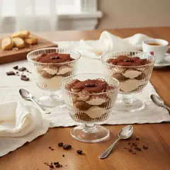 JUST HOME COLLECTION - Juego Copas de Helado 3 Piezas 350ml Gala