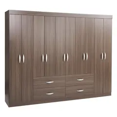 JUST HOME COLLECTION - Closet Melamina 10 Puertas 4 Cajones 45x235x183cm
