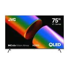 JVC - Televisor QLED 75" 4K Ultra HD Google TV LT-75KM758.