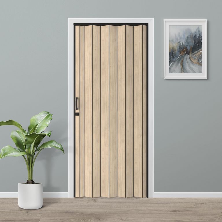 Puerta Plegable PVC Blacktie 90X200 Rovere Lam