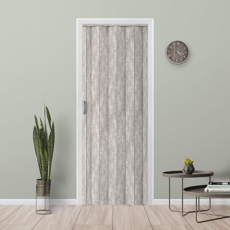 Puerta Plegable PVC Tivoli 80X200Cm Cemento