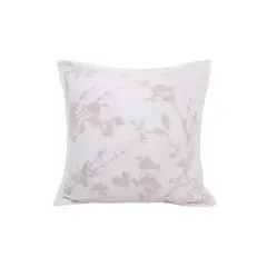 JUST HOME COLLECTION - Cojín con Flores Beige
