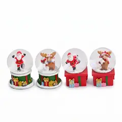 DEAR SANTA - Globo de Agua Figuras Navideñas Surtido