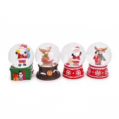 DEAR SANTA - Globo de Agua Santa Reno Surtido